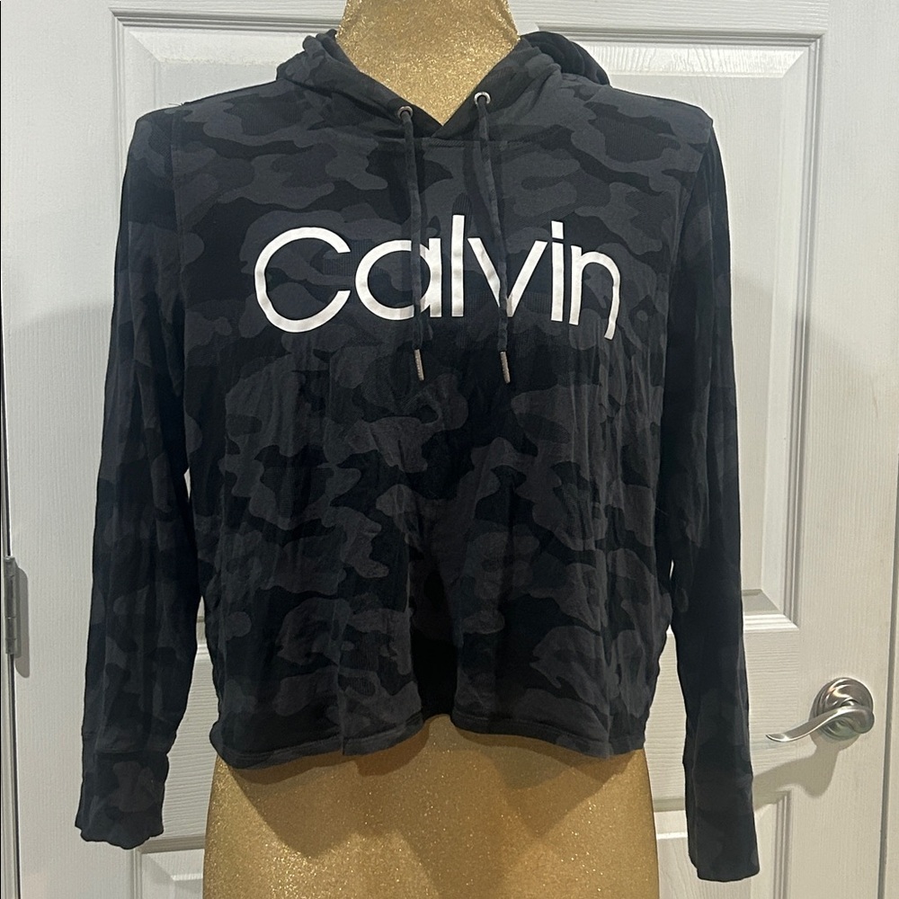 Calvin Klein Performance Black Camo Hoodie
